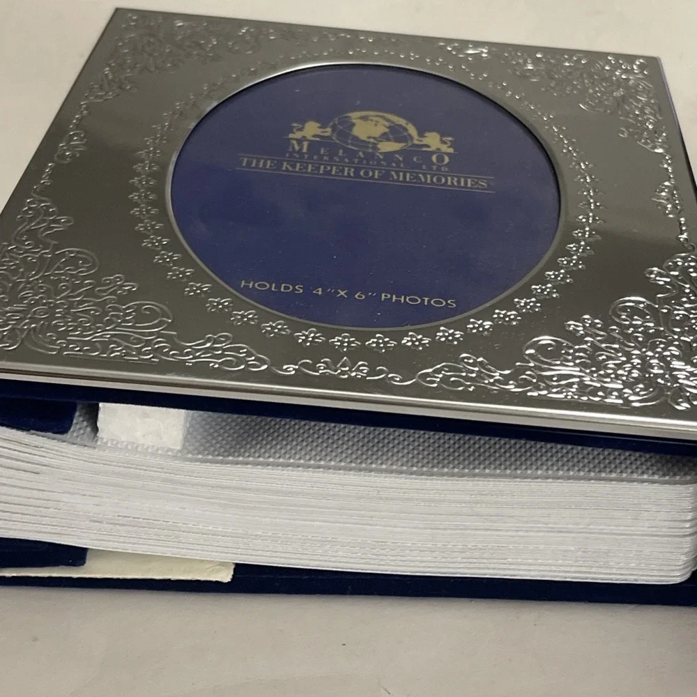 NEW NIB Melannco The Keeper Of Memories Photo Album Thick Silver Metal‎ Cover